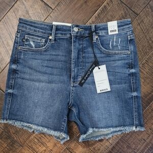 Judy Blue High Waist Denim Shorts in Dark Blue